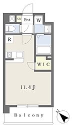 Ｓａｕｄｅ 5階ワンルームの間取り