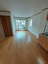 熊本電気鉄道 亀井駅 バス20分 北津留下車 徒歩4分の賃貸アパート 2階2LDKのリビング/ダイニング