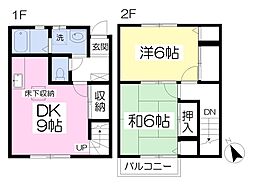間取図画像 2DK
