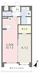 フローラルシティ 1LDKの間取図画像