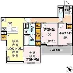 物件の間取り