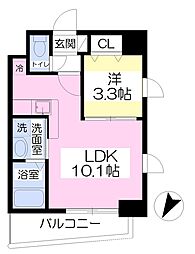 パークシティロイヤル3 1LDKの間取図画像
