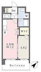 パルデンス・エコノ10 1LDKの間取図画像