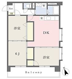 シャルム1 3LDKの間取図画像