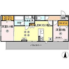 物件の間取り