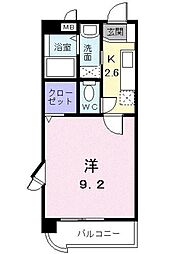 フリーアメニティ　ＯＮＥ 1階1Kの間取り