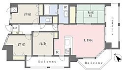 セカンド・レオ守恒 4LDKの間取図画像