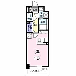 サンフェリーチェ・S ワンルームの間取図画像