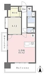 アルティザ小倉 1LDKの間取図画像