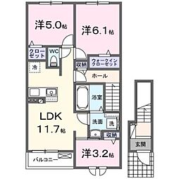 間取図画像 3LDK