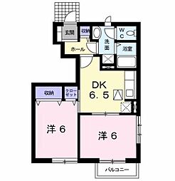 間取図画像 2DK