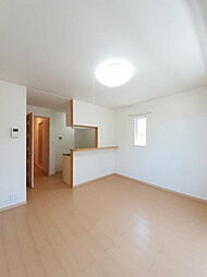 熊本市電A系統 神水交差点駅 徒歩13分の賃貸アパート 2階1LDKのリビング/ダイニング