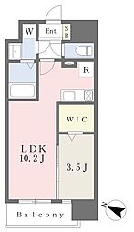 仮称　保田窪1丁目マンション 10階1LDKの間取り