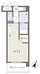 GRANDMERCI ワンルームの間取図画像