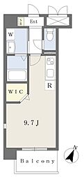 GRANDMERCI ワンルームの間取図画像