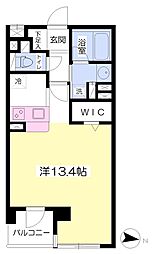 クリオ小竹向原II 3階ワンルームの間取り