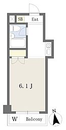 トーシンコーポ豊玉 ワンルームの間取図画像