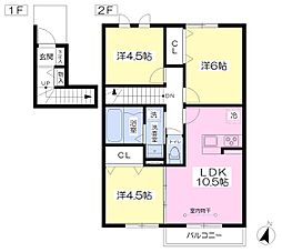 間取図画像 3LDK