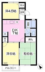 間取図画像 3DK