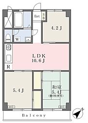 佐藤マンション 3LDKの間取図画像