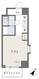 NK103 ワンルームの間取図画像