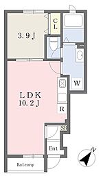 ピスカピスカ東二見 1LDKの間取図画像