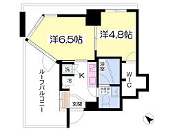 アジールコート荻窪 8階2Kの間取り