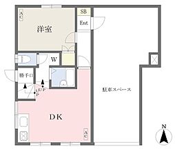 アルファンブラ 1LDKの間取図画像