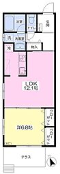 Felice中野 1LDKの間取図画像