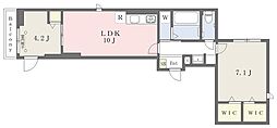 メゾン ルリ 2LDKの間取図画像