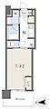 RJRプレシア江坂駅前4階9.3万円