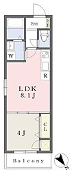 Faseciaviolet 1LDKの間取図画像