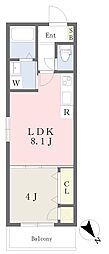Faseciagrau 1LDKの間取図画像