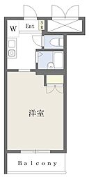 Ｊ＆Ｋ’Ｓ　ＦＡＶＯＲＩＴＥ 5階ワンルームの間取り