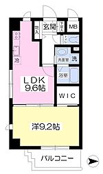 エル・セレーノ山科 6階1LDKの間取り