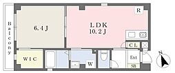 新町ｃｉｎｑ 2階1LDKの間取り