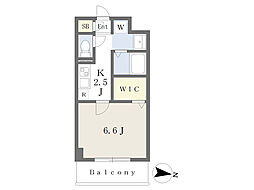 ＮＯＶＥＬ　ＧＲＩＤ 5階1Kの間取り