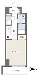 ＳＥＶＥＮ　ＦＬＯＷＥＲ 1階1Kの間取り