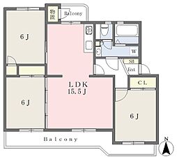 間取図画像 3LDK