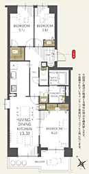 ヒルズ南戸塚プリメゾン1号棟