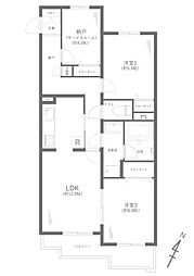 RELiS藤沢本町 2SLDKの間取図画像
