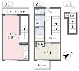 間取図画像 1LDK