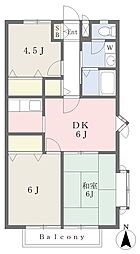 サニーハイツ 3DKの間取図画像
