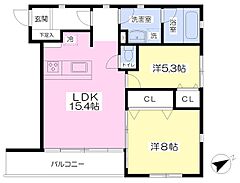 物件の間取り