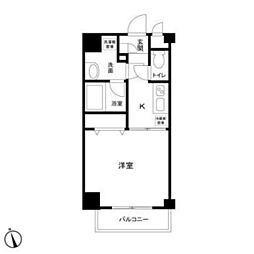レジデンス東武練馬 1Kの間取図画像