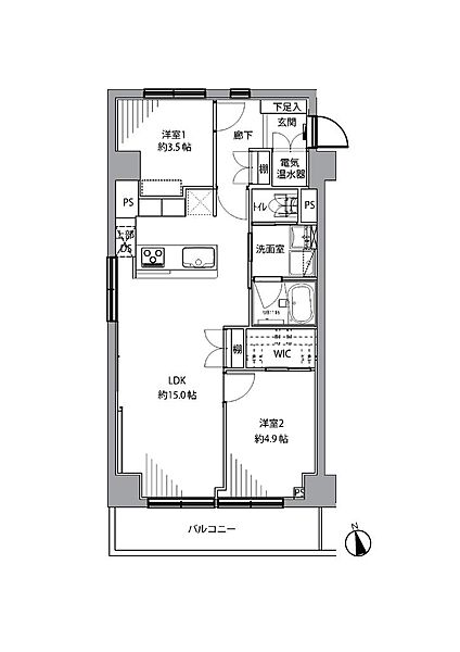 間取り図です♪