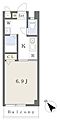 メゾンラピュタ2階4.7万円