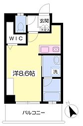 ラナイおもろまち ワンルームの間取図画像