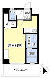 ラナイおもろまち ワンルームの間取図画像