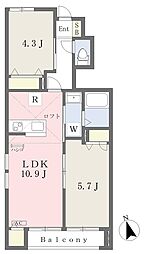 ヴィオーラ1 2LDKの間取図画像
